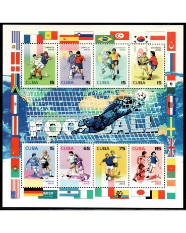 Futebol Cuba Bloco Mint 2002 -  37.769