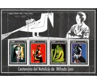 Cuba 2002 Bloco Centenário do Nascimento de Wifredo Lam 37.770 Mint