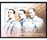 Cuba 2007 Bloco mint "Cantores" 37.772