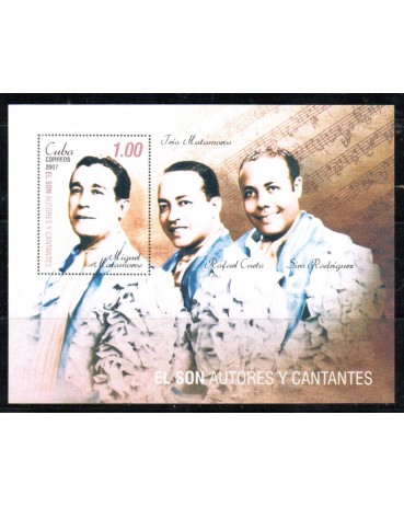 Cuba 2007 Bloco mint "Cantores" 37.772