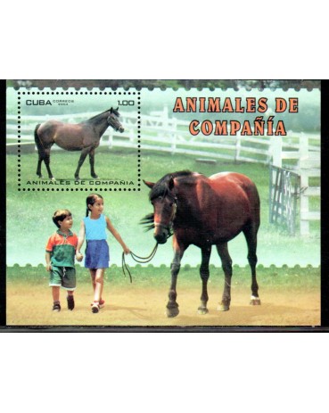 Cuba 2004 Bloco Animais de Campanha 37.780 Usado