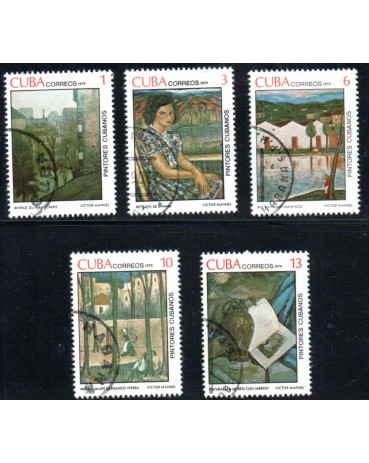 Cuba 1979 Pintores Cubanos 37.788 Carimbados