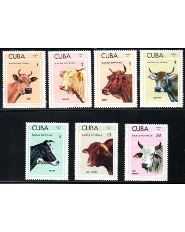 Cuba 1973 Raças Bovinas 37.789 Mint