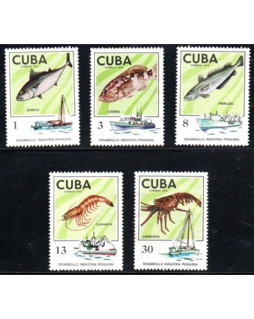 Cuba 1975 Indústria Pesqueira 37.790 Mint