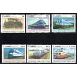 Locomotivas Cuba 2007 Trens Elétricos 37.792 Mint