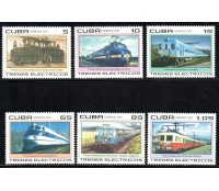Locomotivas Cuba 2007 Trens Elétricos 37.792 Mint