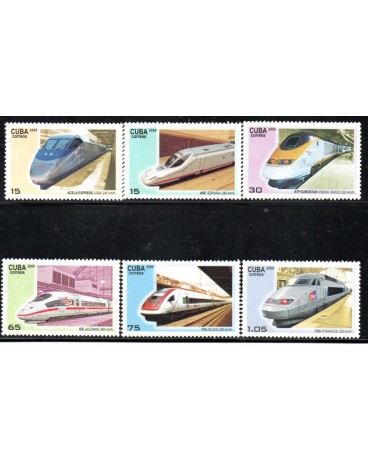 Locomotivas Cuba 2009 Mint 37.793