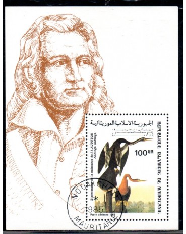 Mauritania 1985 Bloco 37.805 Carimbado