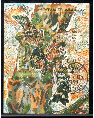 Madagascar 1991 Bloco 37.807 Carimbado