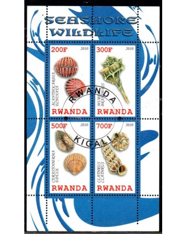 Ruanda 2010 Bloco Carimbo CTO 37.813