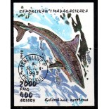 Madagascar 1998 Fauna Marinha Golfinho,novo com goma total 37.830