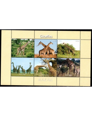 Girafas Bloco Malawi 2011 Mint 37.839