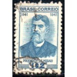1942 C174  Centenário do Nascimento de Prudente de Morais 37.849 Carimbado, o carimbo poderá se outro