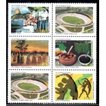 C2613/8 Sextilha Ano do Brasil na França. mint ATENÇÃO:TEM UM SELO REPETIDO 37.854