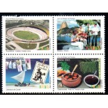 C2614,2615,2616,2618  4 selos Ano do Brasil na França 37.855 mint