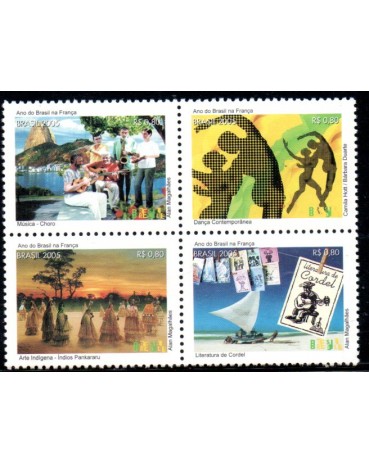 C2617,2615,2618,2613 Ano do Brasil na França 37.857 Mint