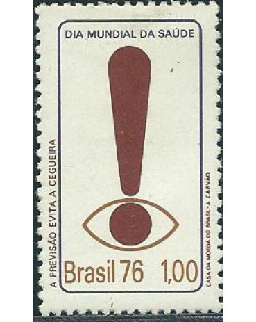 C926 - DIA MUNDIAL DA SAÚDE - 1976 NOVO 2958