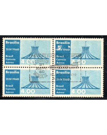 1960 A094 Inauguração de Brasília 37.874 Catedral 