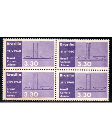 1960 A093 Inauguração de Brasília "Três Poderes" 37.894 Nova
