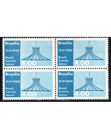 1960 A094 Inuguração de Brasília "Catedral" 37.895 Nova