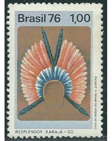 C929- CULTURA INDÍGENA - KARAJÁ - 1976 NOVO 2963