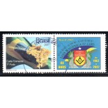 Loja Maçônica Estrela da Guanabara 40 anos,Selo Personalizado Bandeira / Ipê 37.926 Carimbado
