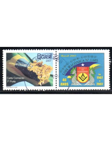 2007 Bandeira / Ipê 40 Anos da Loja Estrela da Guanabara 37.928 Carimbado