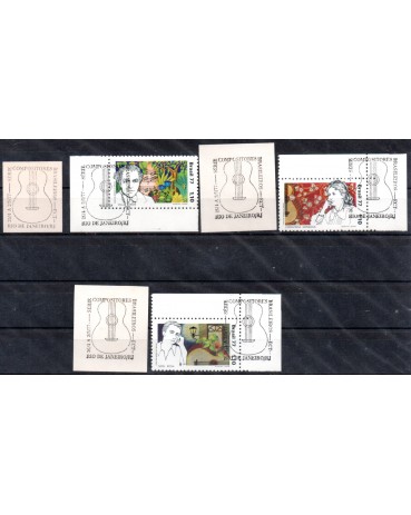 C0979/0981-1977 Compositores Brasileiros 37.932 Mint 