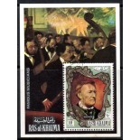 Ras Al Khaima, bloco Músicos Famosos "Wagner" 37.935 Novo
