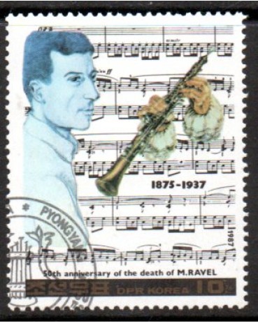 Coreia do Sul M.Ravel 1987 -  37.937 Carimbado