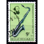 Bélgica 1973  Adolfe Sax, Inventor Belga do Saxofone 37.945 Carimbado