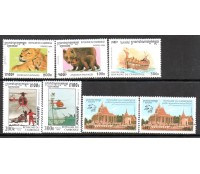 Camboja 1996 Conjunto com 7 selos 37.965 Mint