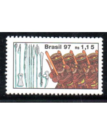 C2029 Cultura Indigena 37.973 Destacado do bloco 107 Mint