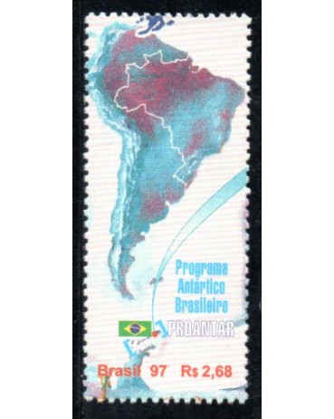C2033 Proantar - Programa Antárticio Brasileiro 37.975 Mint - Destacado do Bloco 109
