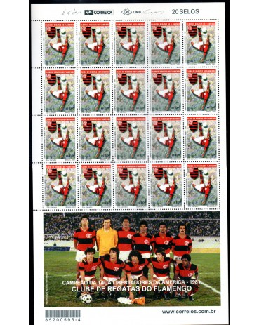 C2430 Folha Flamengo  Ano 2001 Completa Campeão da Libertadores 1981 -  37.978