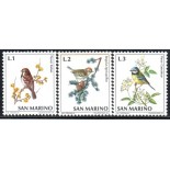 San Marino 1972 Aves Série Completa 38.000 Mint