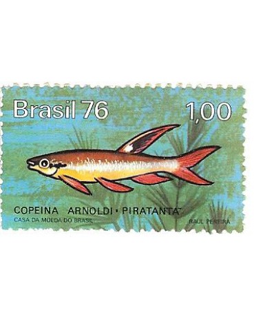 C940 N - PEIXES DE ÁGUA DOCE - PIRATANTÃ 1976 - NOVO  2974