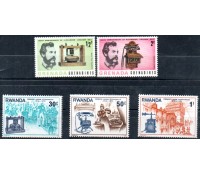 Ciomunicações Grenada e Ruanda 38.013 Mint