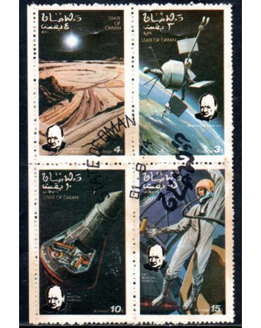 OMAN 1969 Astronomia 38.015 Carimbado