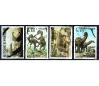 São Tomé e Príncipe 1993 Animais Pré-Históricois 38.018 Carimbo CTO