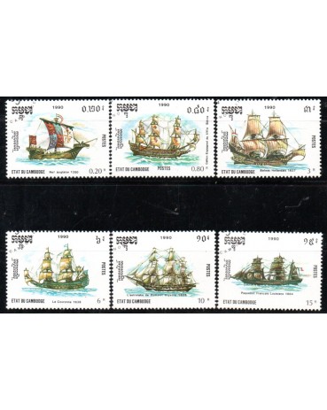 Camboja 1990 Carimbo CTO 38.032