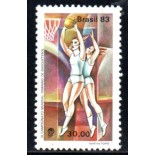 C1330 IX Campeonato Mundial de Basquetebol Feminino - São Paulo 38.044 Mint