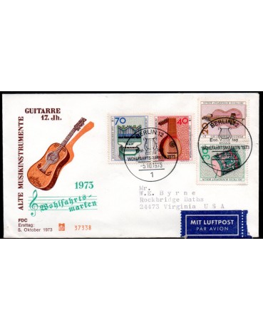 Berlin 1975 FDC Instrumentos Musicais 38.094