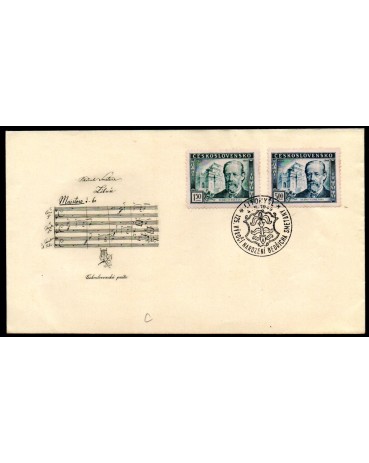 Checoslováquia 1949 FDC 38.100
