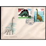 Polônia FDC 5.3.65 Animais Pré-Históricos 38.130