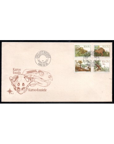 Africa do Sul FDC 01.12.1982 Animais Pré-Históricos 38.136