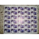 1985 - FOLHA COMEMORATIVA C/ 60 SELOS (1465/1466) MINT 302