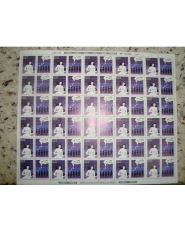 1985 - FOLHA COMEMORATIVA C/ 60 SELOS (1465/1466) MINT 302