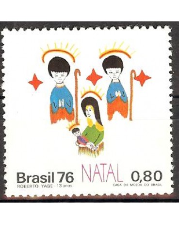 C960 - NATAL 1976 MARIA, MENINO 3069 NOVO