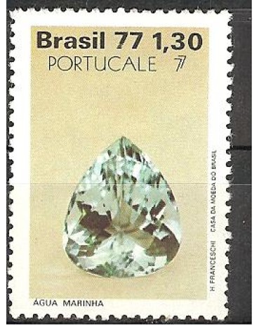 C1018 PEDRAS PRECIOSAS ÁGUA MARINHA - Mint 3142